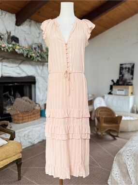 NWT Paige ILLYRIA Dress Cream Tan Peach XXS